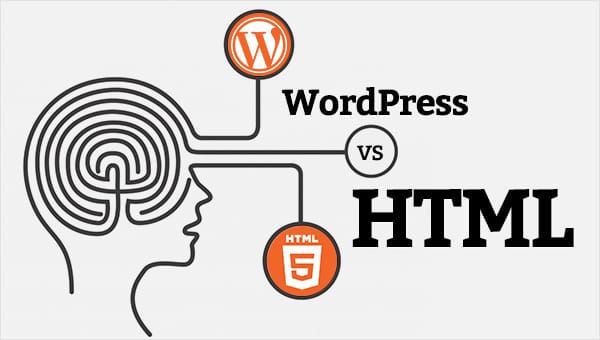 diseno web wordpress vs html