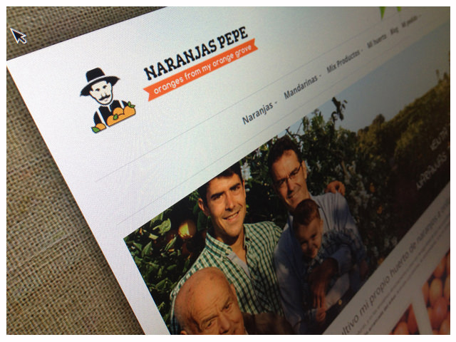 logo para tienda online de venta de productos de la huerta:limones, naranjas y mandarinas de Castellón