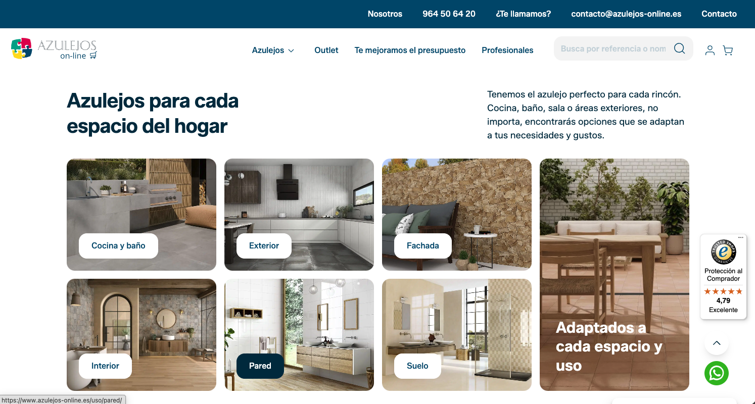 Google Ads para tienda online de azulejos