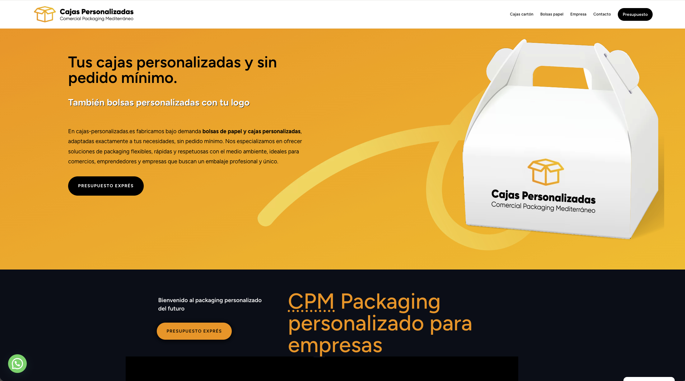 seo y posicionamiento web Posicionamiento web para empresa de cajas personalizadas en Castellón