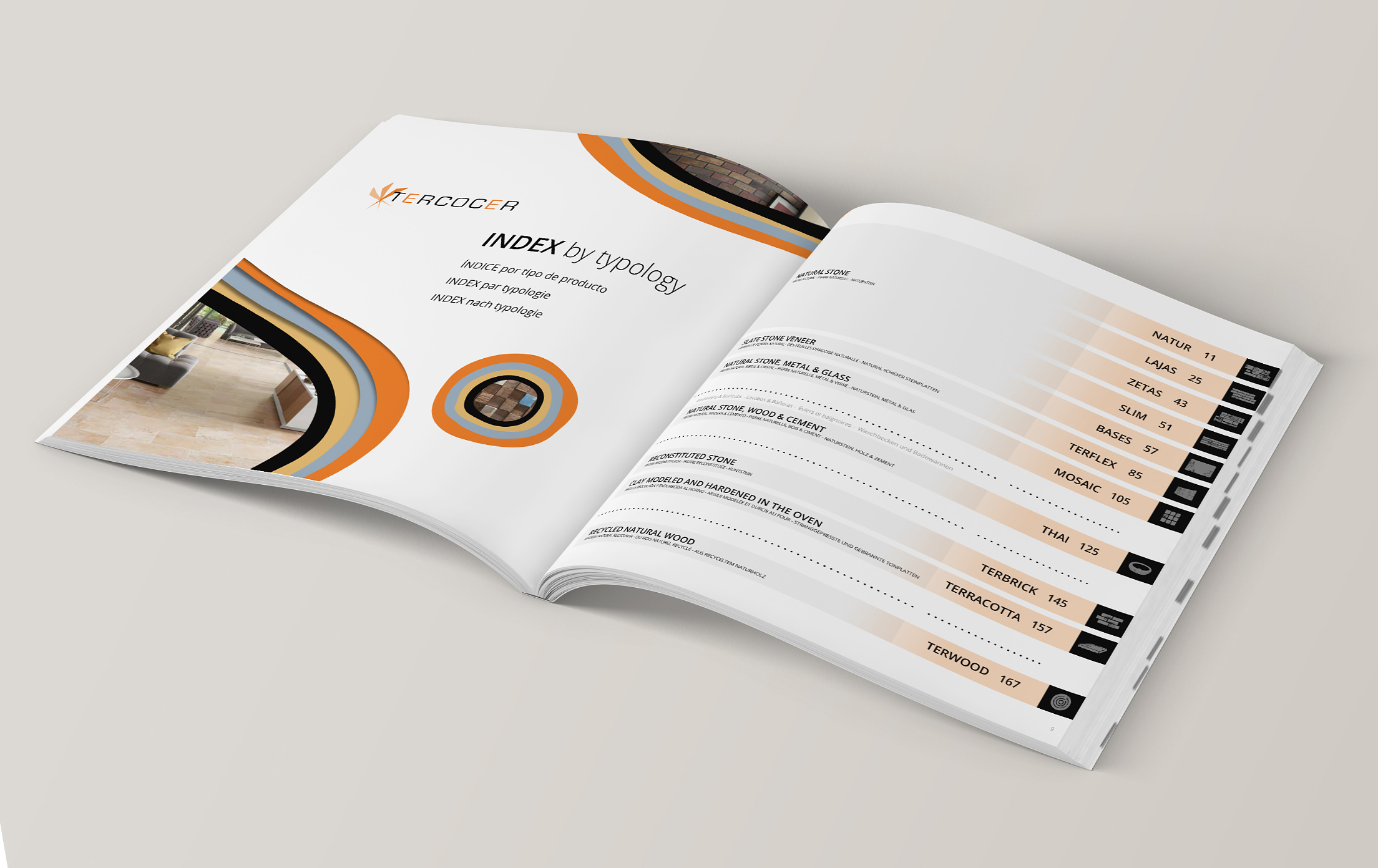 Tercocer Catalogo General 2019. Interior. Indice.